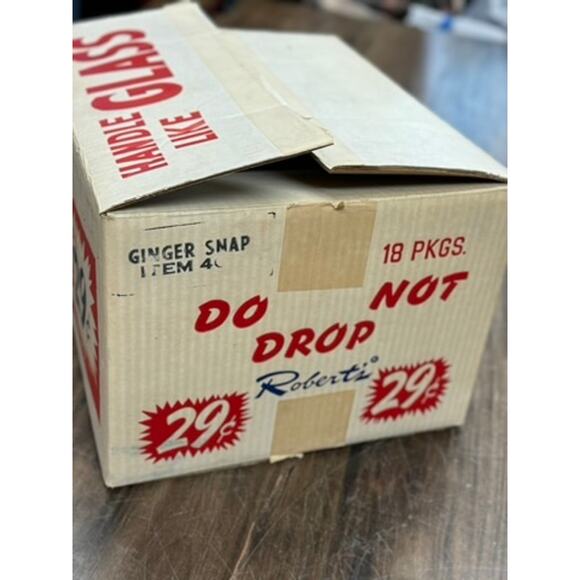 RARE!! Vintage, Roberts Cookies 29 cents, Antique Box? - Picture 5 of 15